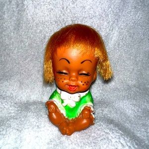 Vintage Moody Cuties Laughing Doll Happy Face